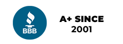 A+ BBB accredited